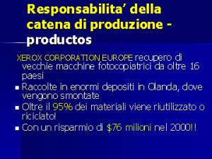 Diapositiva di Paul Connett